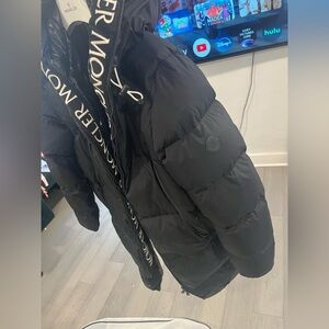 Moncler Black Trench Coat
